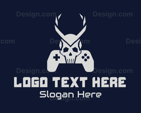 Horned Skull Controller Logo