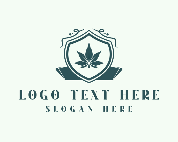 Cannabis Farm logo example 4