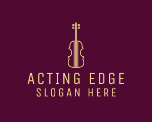 Classical Violin Music logo design