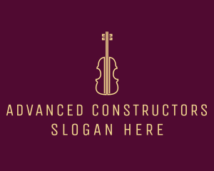 Classical Violin Music logo design