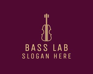 Classical Violin Music logo design