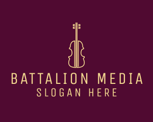 Classical Violin Music logo design