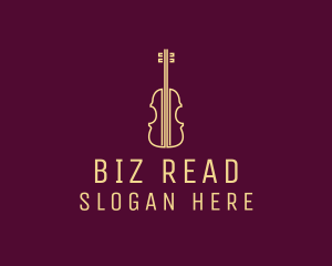 Classical Violin Music logo design