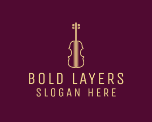 Classical Violin Music logo design