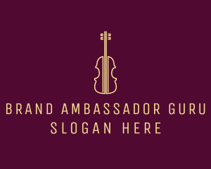 Classical Violin Music logo design