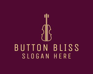 Classical Violin Music logo design