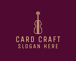 Classical Violin Music logo design