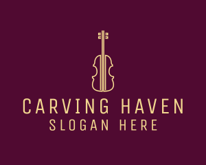 Classical Violin Music logo design