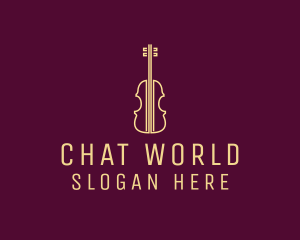 Classical Violin Music logo design