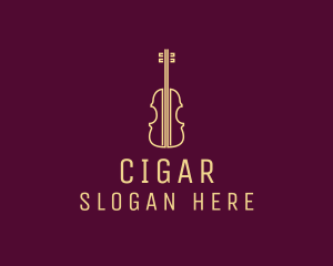 Classical Violin Music logo design