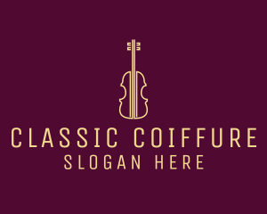 Classical Violin Music logo design