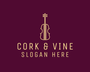 Classical Violin Music logo design