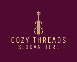 Classical Violin Music logo design