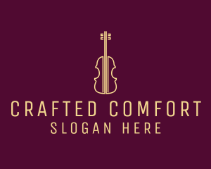 Classical Violin Music logo design