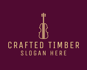 Classical Violin Music logo design