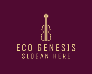 Classical Violin Music logo design