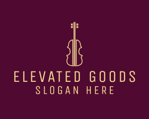 Classical Violin Music logo design