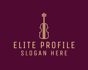 Classical Violin Music logo design