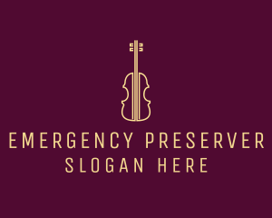 Classical Violin Music logo design