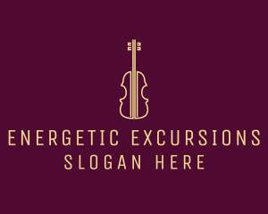 Classical Violin Music logo design