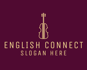 Classical Violin Music logo design