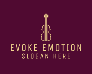 Classical Violin Music logo design