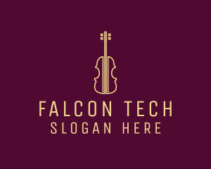 Classical Violin Music logo design