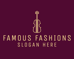 Classical Violin Music logo design