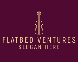 Classical Violin Music logo design