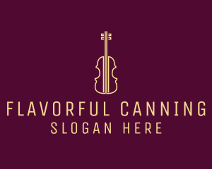 Classical Violin Music logo design