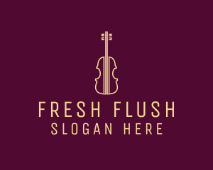 Classical Violin Music logo design