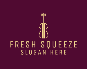 Classical Violin Music logo design