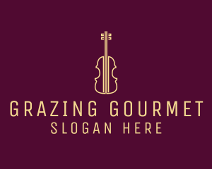 Classical Violin Music logo design