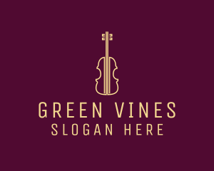 Classical Violin Music logo design