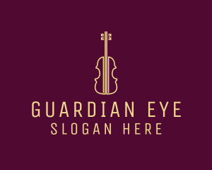 Classical Violin Music logo design