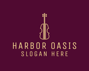 Classical Violin Music logo design