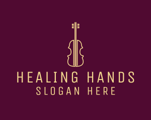 Classical Violin Music logo design