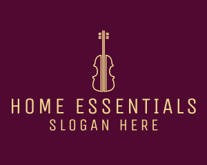 Classical Violin Music logo design