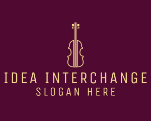 Classical Violin Music logo design