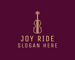 Classical Violin Music logo design