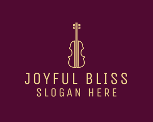 Classical Violin Music logo design