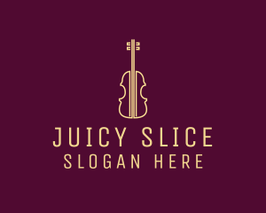 Classical Violin Music logo design