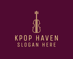 Classical Violin Music logo design