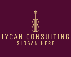 Classical Violin Music logo design