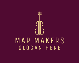 Classical Violin Music logo design