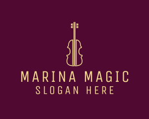 Classical Violin Music logo design