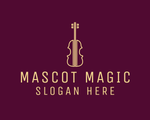 Classical Violin Music logo design