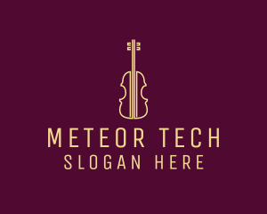 Classical Violin Music logo design