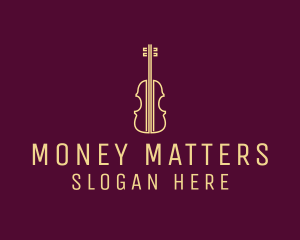 Classical Violin Music logo design