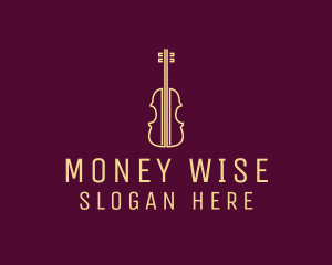 Classical Violin Music logo design